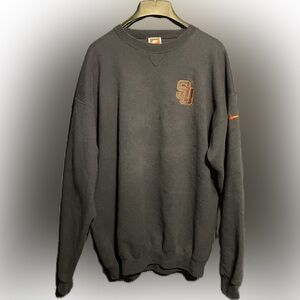 Syracuse University Nike Crewneck Sweatshirt Sz XL Navy Orange Made In USA